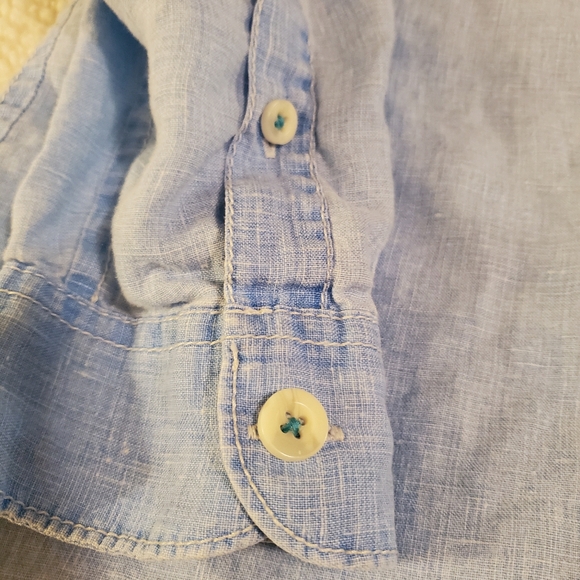 Tommy Bahamas Sea Glass Breezer Linen Shirt size XL.  In excellent condition. - Picture 5 of 7